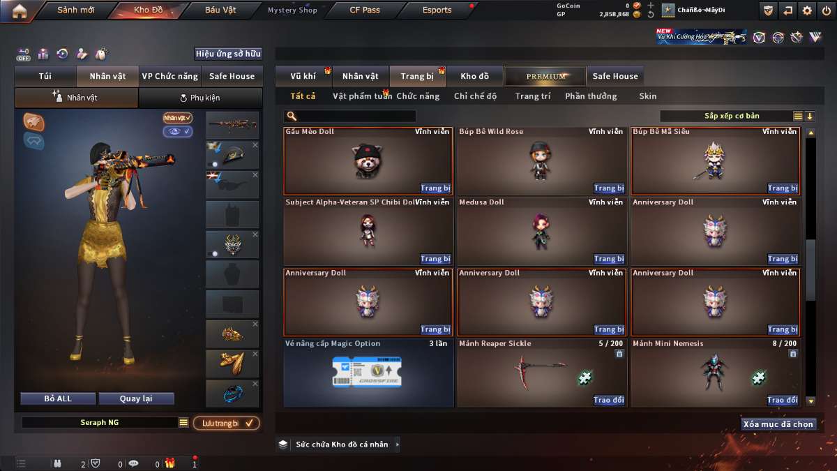 shop acc cf uy tin gia re